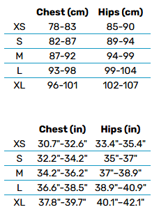 2024 New Wallien Racerback Swimsuit 0 Size Chart
